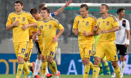Ukraine's national football team players
